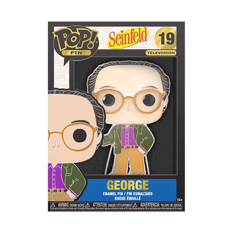 Seinfeld - George 4" Pop! Enamel Pin