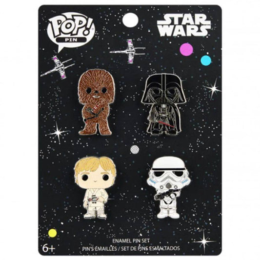 Star Wars - Character Enamel Pin 4Pk
