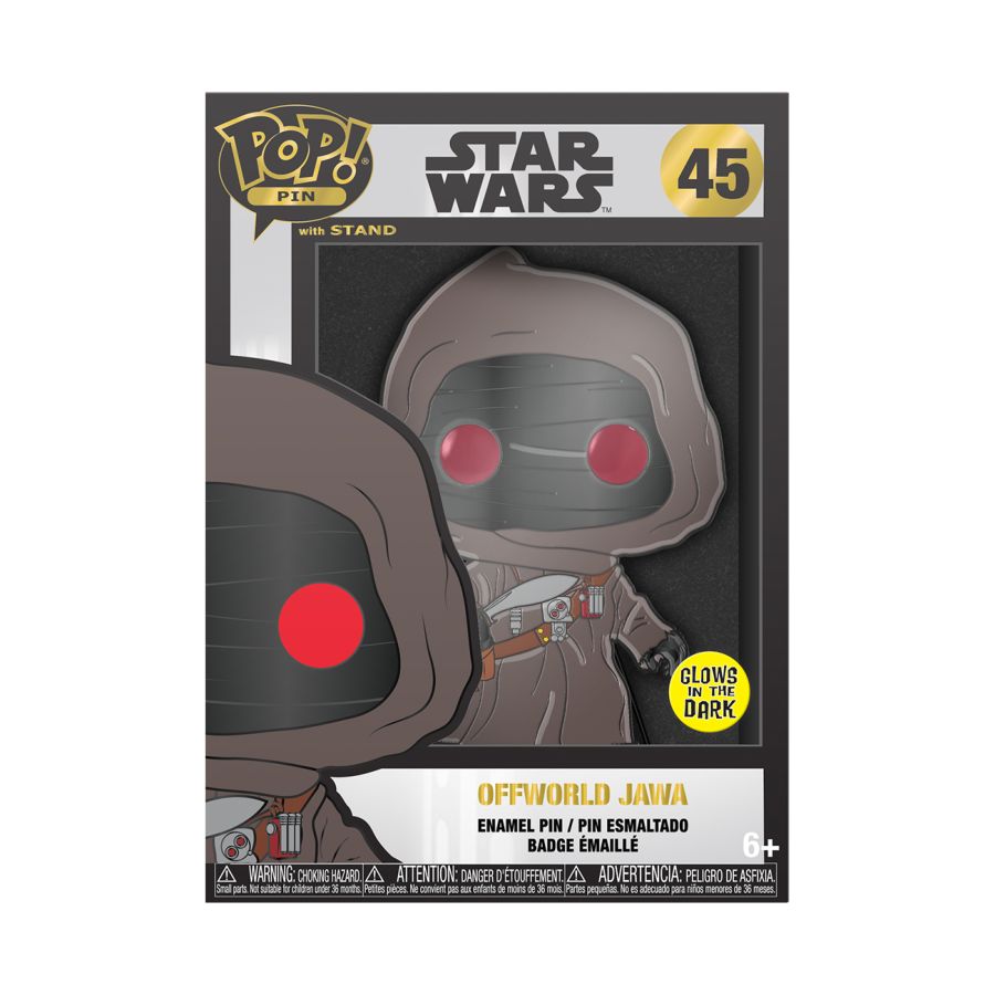 Star Wars - Offworld Jawa Glow Enamel Pop! Pin