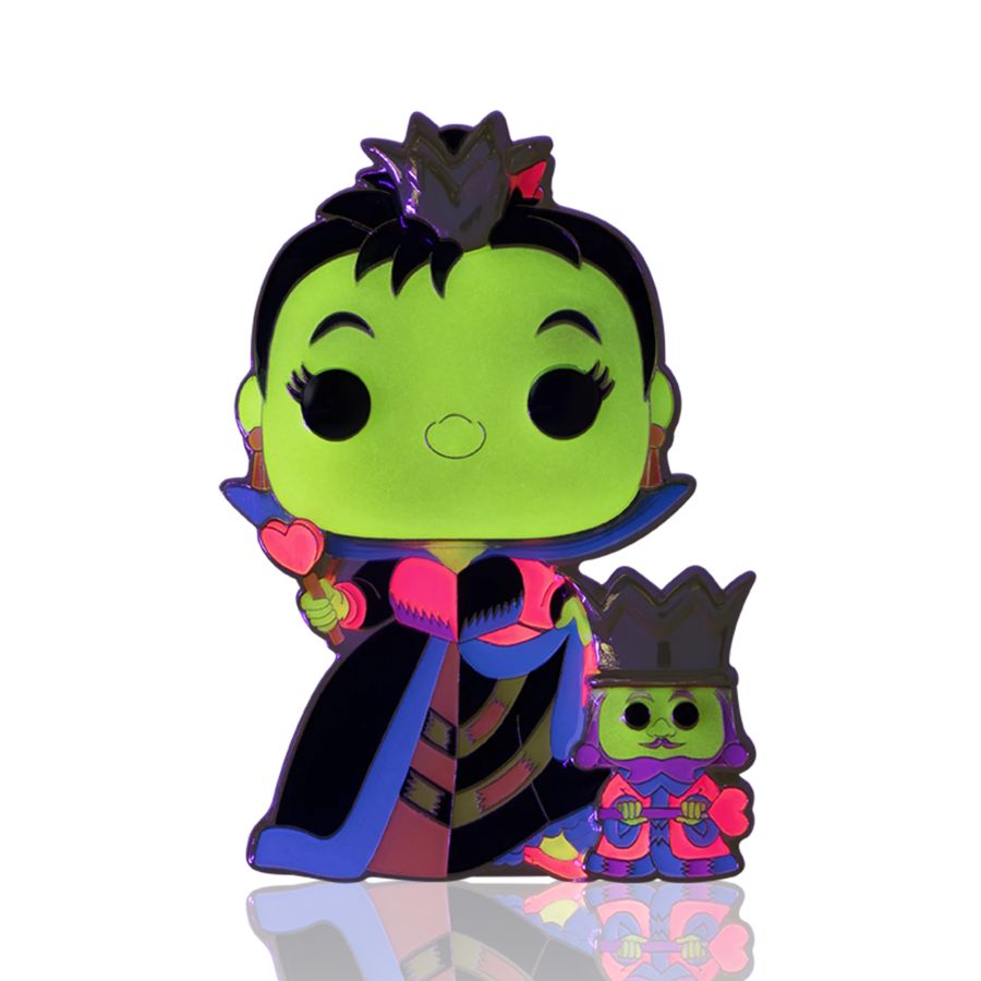 Alice in Wonderland (1951) - Queen & King Glow Blacklight Pop! Pin