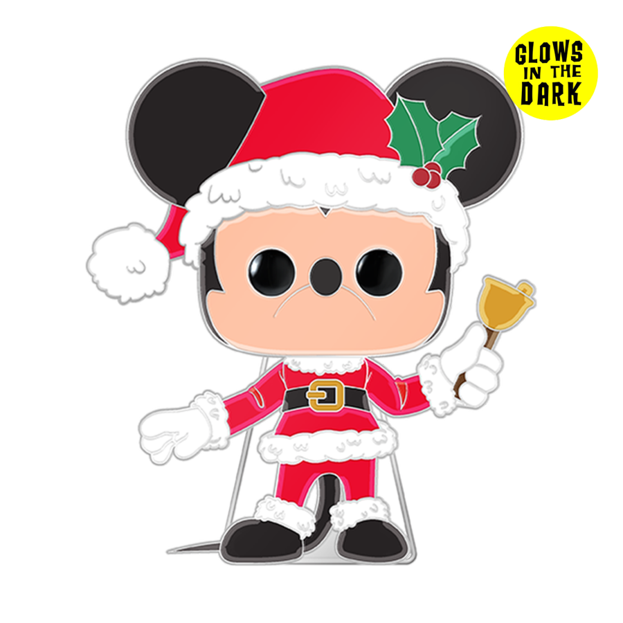 Disney - Mickey Mouse Holiday Glow Enamel Pop! Pin