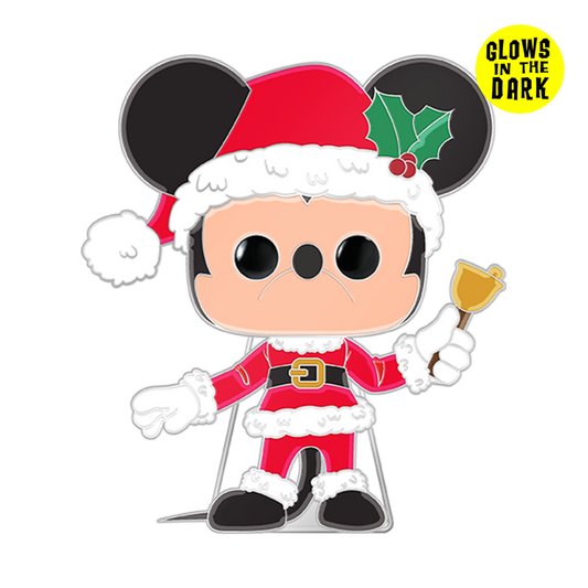 Disney - Mickey Mouse Holiday Glow Enamel Pop! Pin