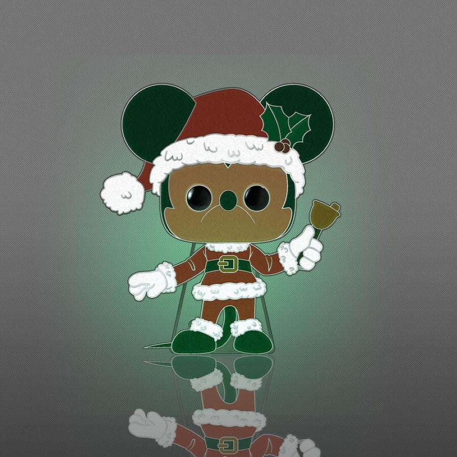 Disney - Mickey Mouse Holiday Glow Enamel Pop! Pin