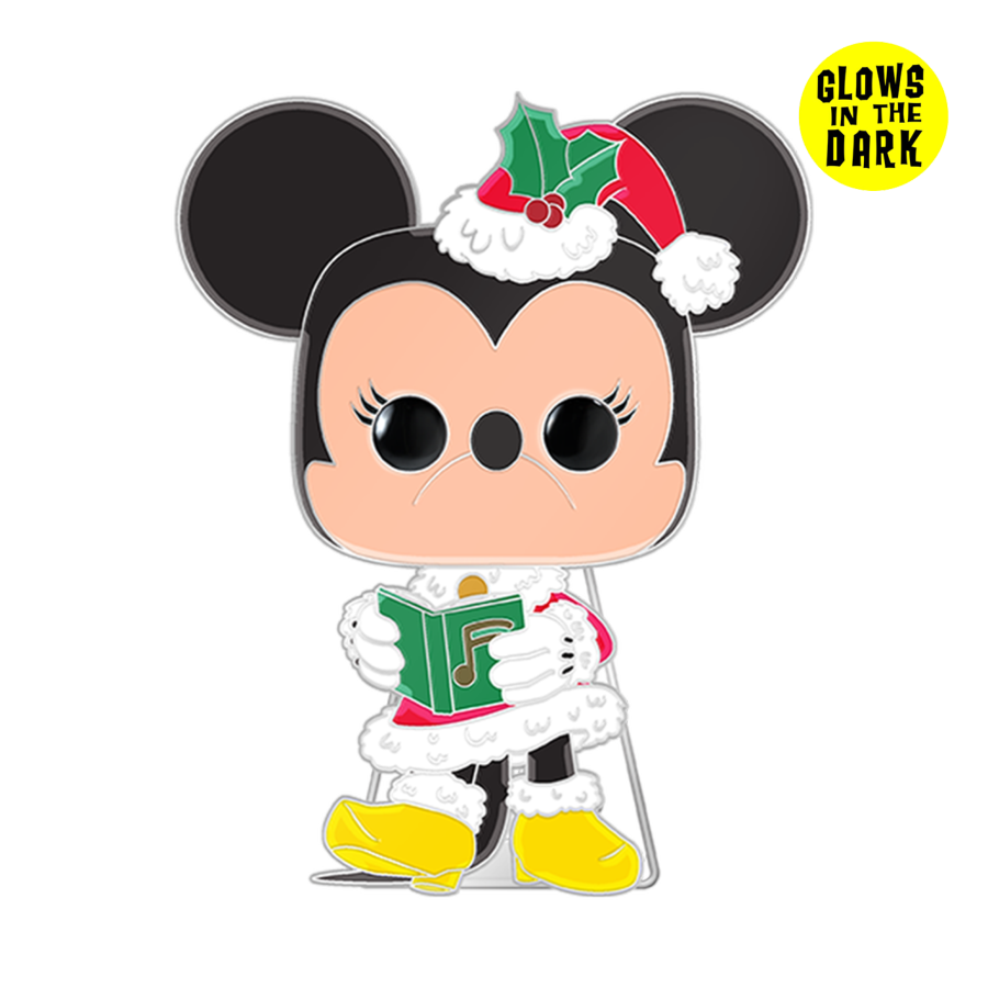 Disney - Minnie Mouse Holiday Glow Enamel Pop! Pin