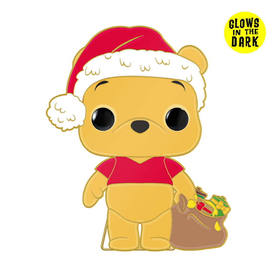 Disney - Winnie the Pooh Holiday Glow Enamel Pop! Pin