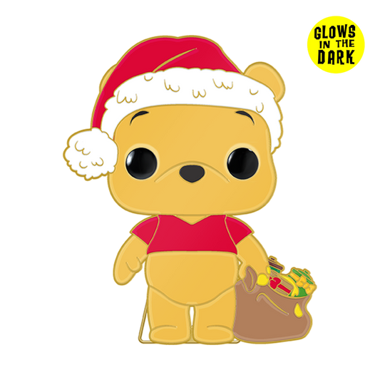 Disney - Winnie the Pooh Holiday Glow Enamel Pop! Pin