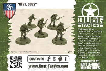 Dust - Allies USMC Fire Squad "Devil Dogs" - Ozzie Collectables