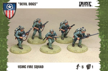 Dust - Allies USMC Fire Squad "Devil Dogs" - Ozzie Collectables