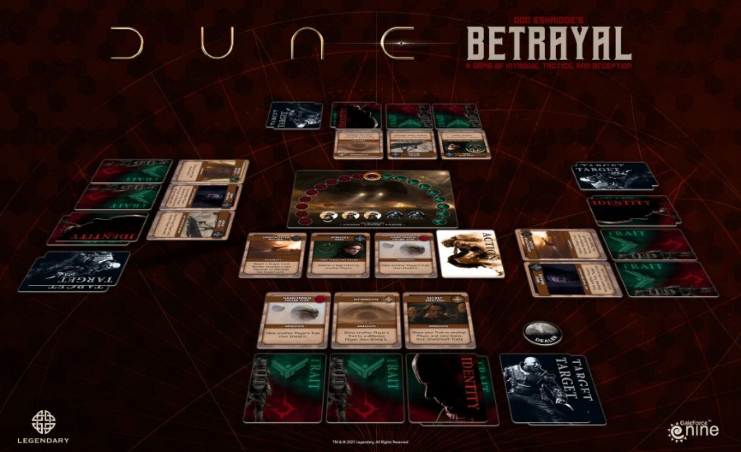 Dune (2021) - Betrayal Card Game