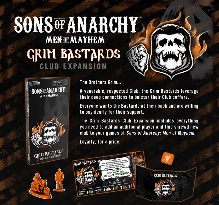 Sons of Anarchy - Grim Bastards Expansion - Ozzie Collectables