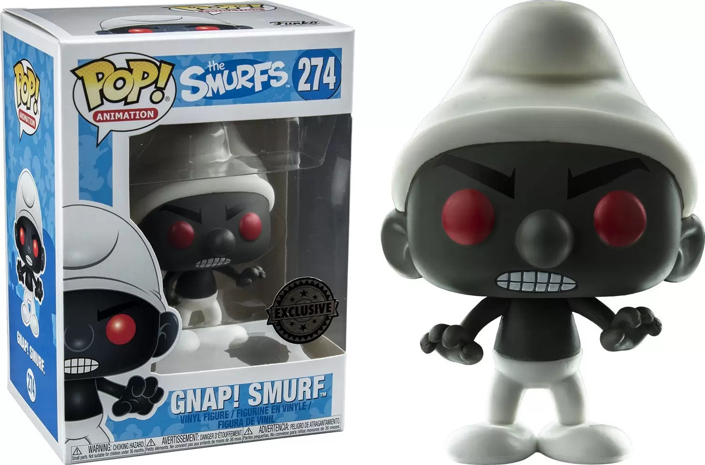 Smurfs - GNAP! Smurf (Black)  Pop! Vinyl #274