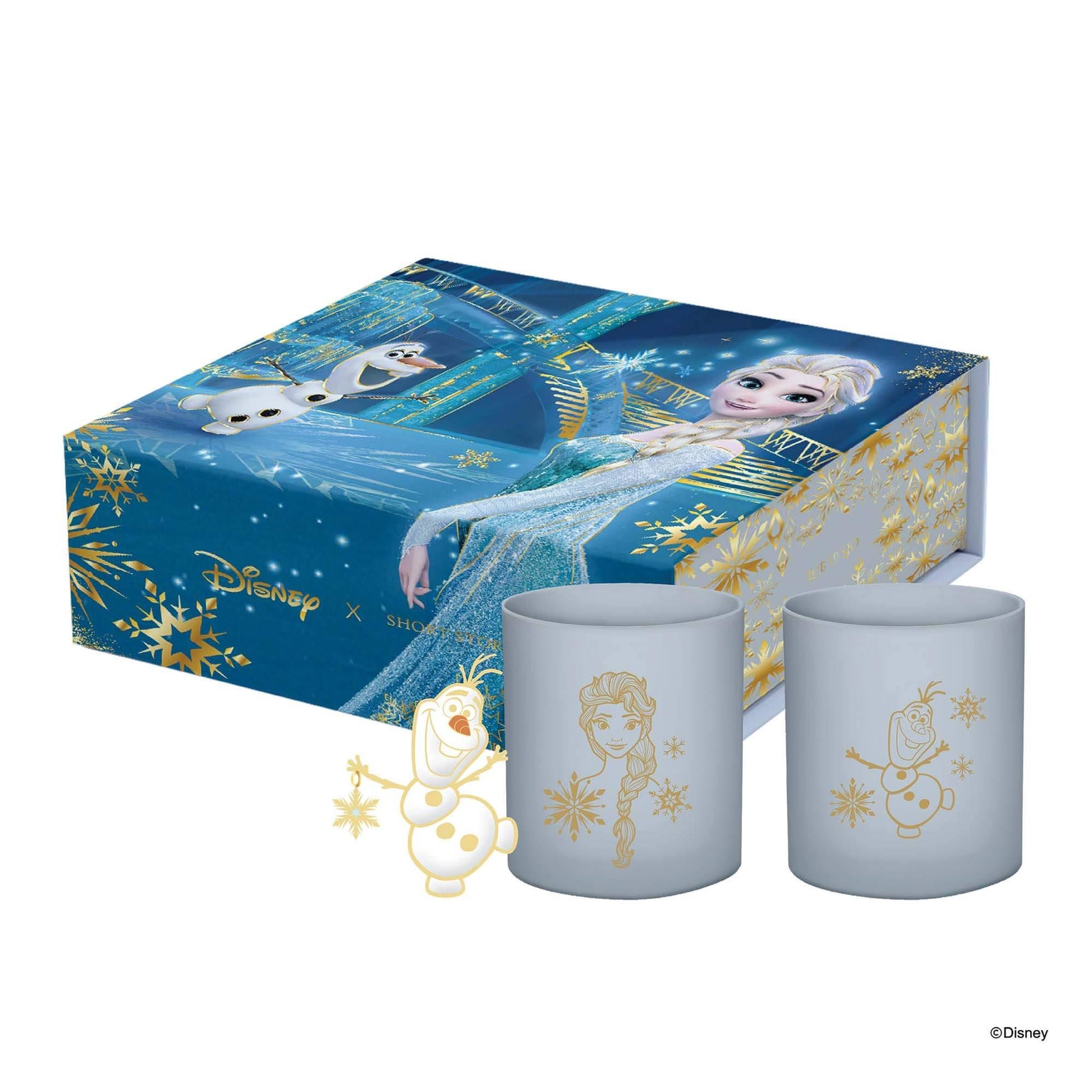 Disney Candle Twin Pack Elsa & Olaf & Anna