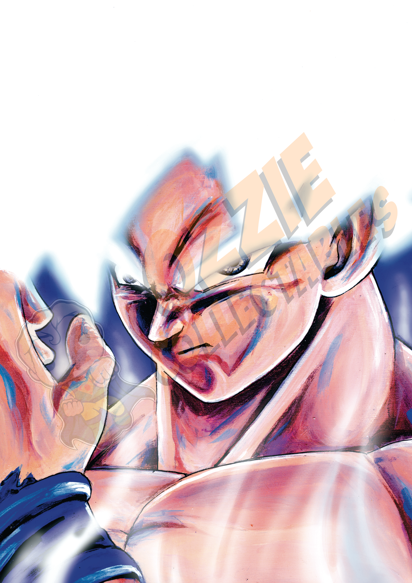 Dragon Ball - Goku White Glow - Killustrate Art Print Poster