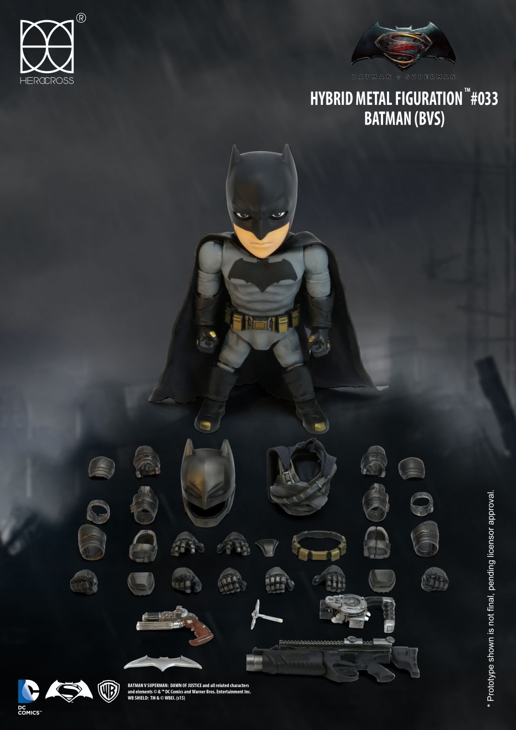 Batman v Superman: Dawn of Justice - Batman Hybrid Metal Figuration - Ozzie Collectables