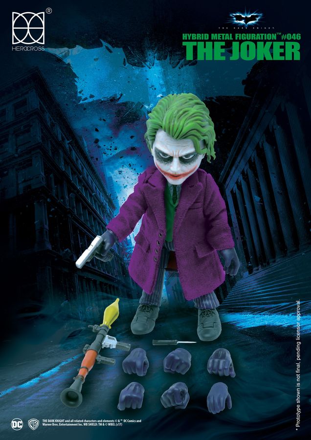 Batman: The Dark Knight - Joker Hybrid Metal Figuration - Ozzie Collectables