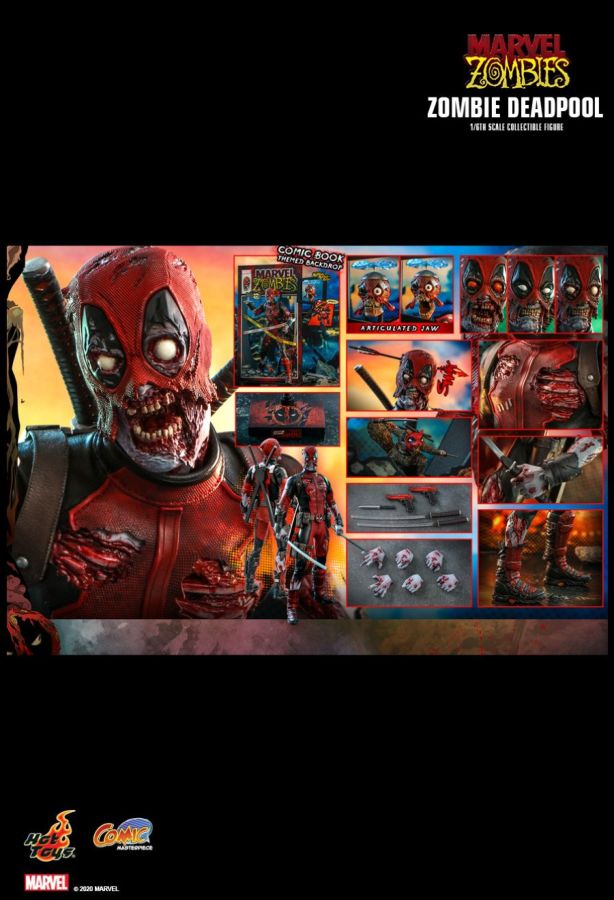 Marvel Zombies - Deadpool 1:6 Scale 12" Action Figure