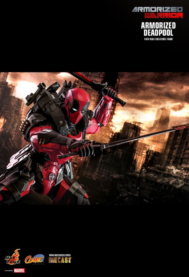 Deadpool - Armorized Deadpool Diecast 1:6 Scale 12" Action Figure
