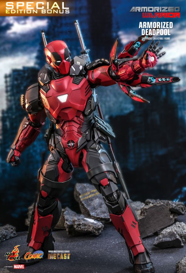 Deadpool - Armorized Deadpool Diecast 1:6 Scale 12" Action Figure