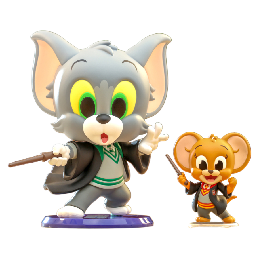 Tom & Jerry - Tom & Jerry in Gryffidor & Slytherin House Robes Cosbaby Set