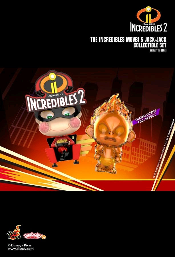 Incredibles 2 - Movbi & Jack-Jack Cosbaby Set - Ozzie Collectables