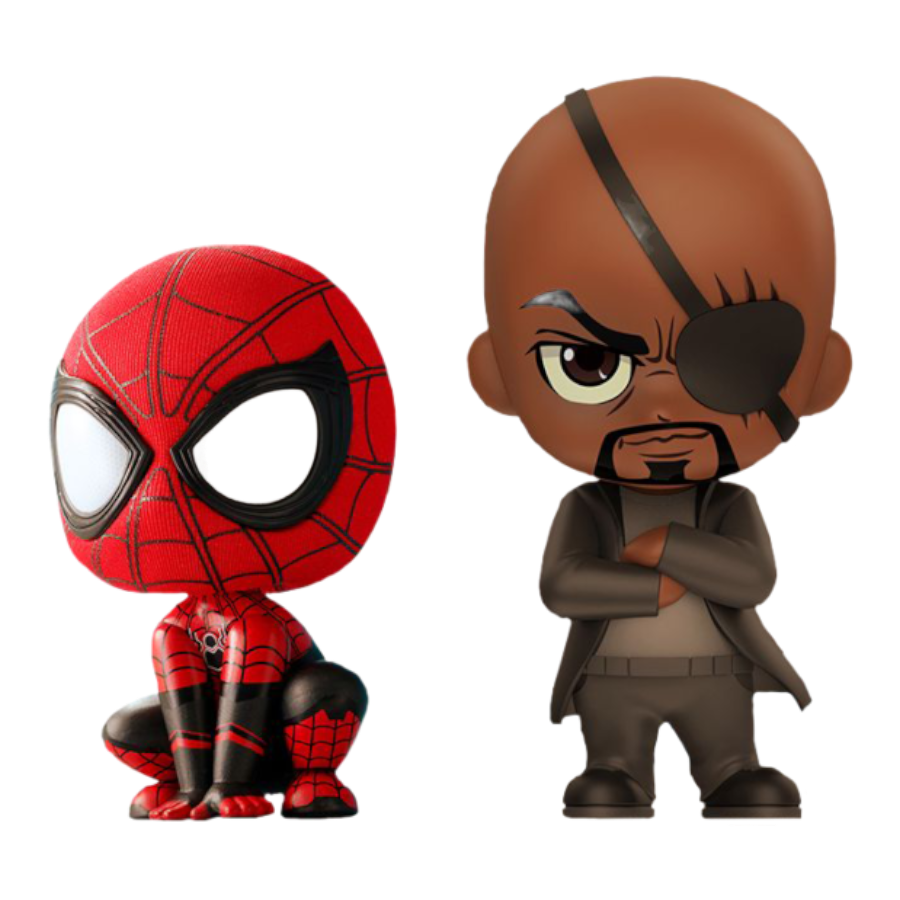 Spider-Man: Far From Home - Spider-Man & Nick Fury Cosbaby Set