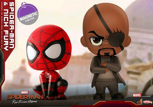 Spider-Man: Far From Home - Spider-Man & Nick Fury Cosbaby Set - Ozzie Collectables
