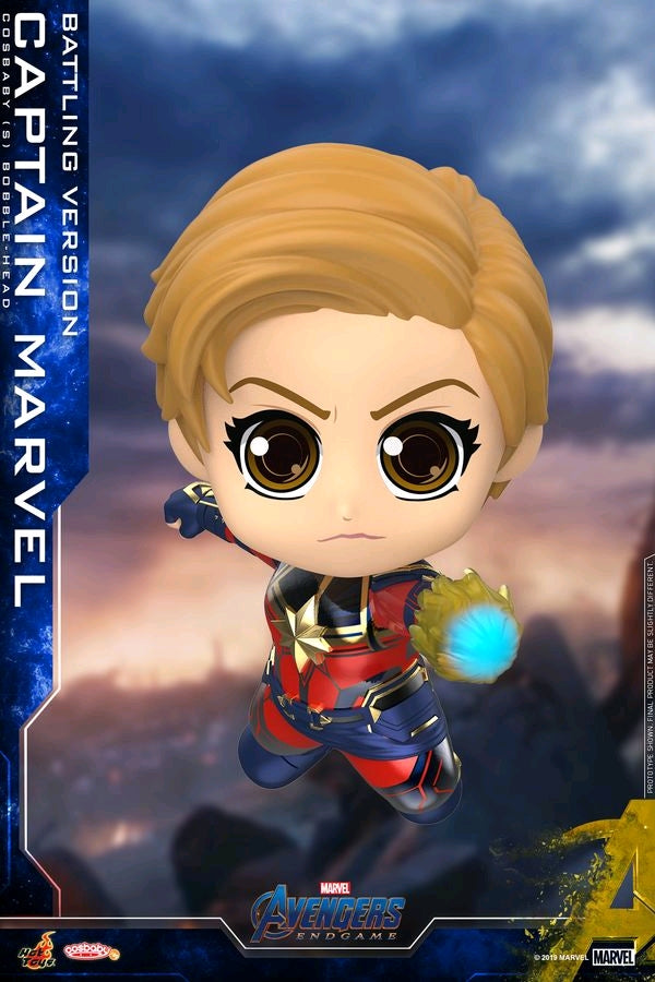 Avengers 4: Endgame - Captain Marvel Battling Cosbaby - Ozzie Collectables