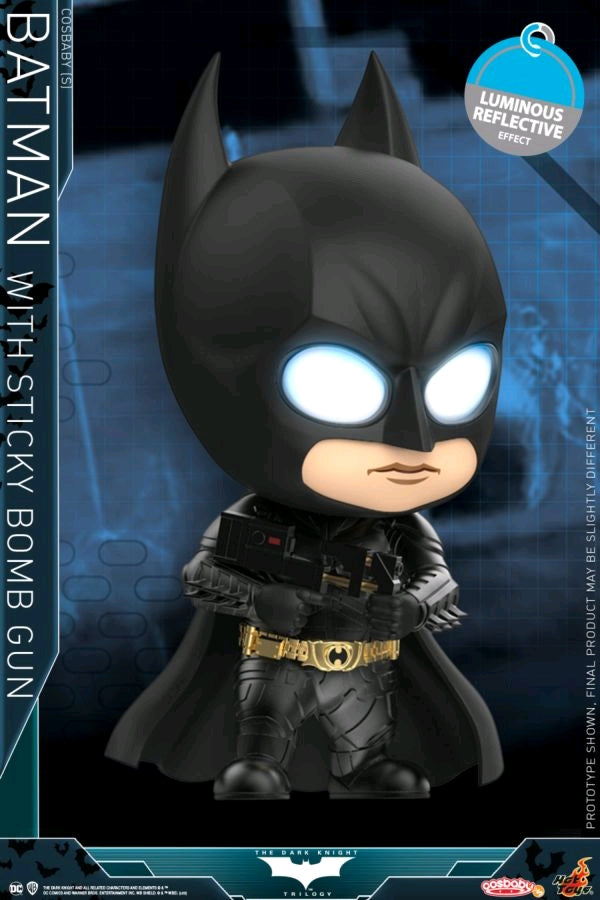 Batman: Dark Knight - Batman with Sticky Bomb Gun UV Cosbaby - Ozzie Collectables