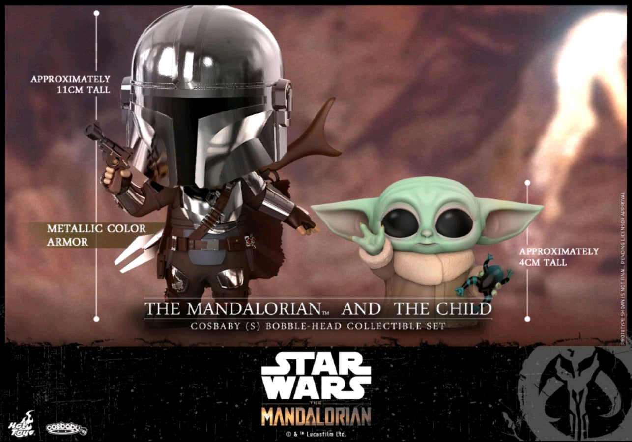 Star Wars: The Mandalorian - Mandalorian and the Child Cosbaby Set - Ozzie Collectables