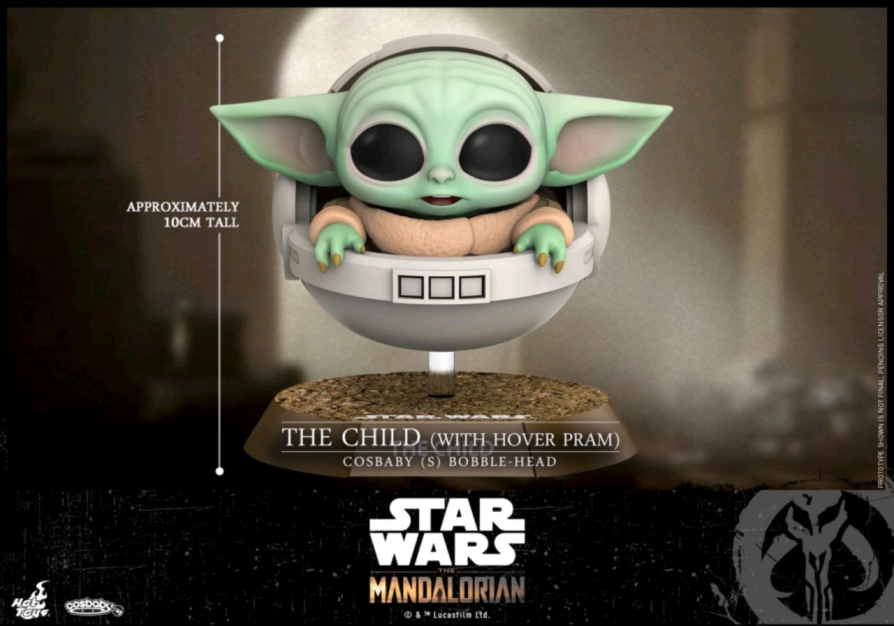 Star Wars: The Mandalorian - The Child with Hover Pram Cosbaby - Ozzie Collectables