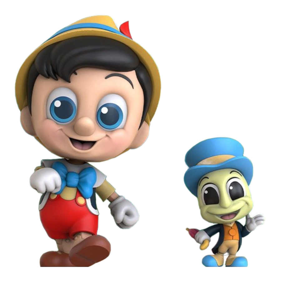 Pinocchio (1940) - Pinocchio & Jiminy Cricket Cosbaby