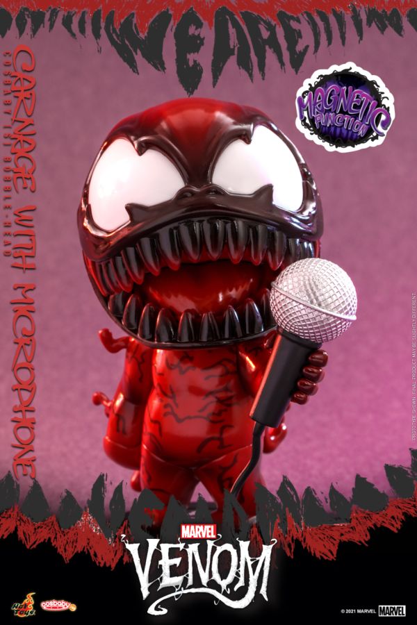 Venom - Carnage with Microphone Cosbaby