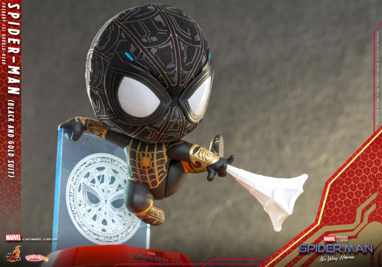 Spider-Man: No Way Home - Spider-Man Black & Gold Suit Cosbaby