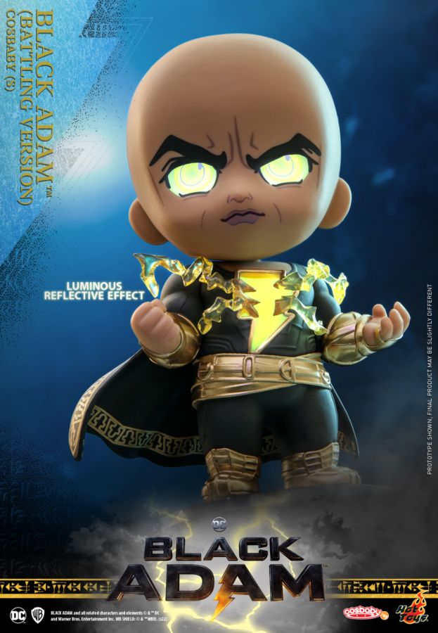 Black Adam (2022) - Black Adam UV Effect Cosbaby