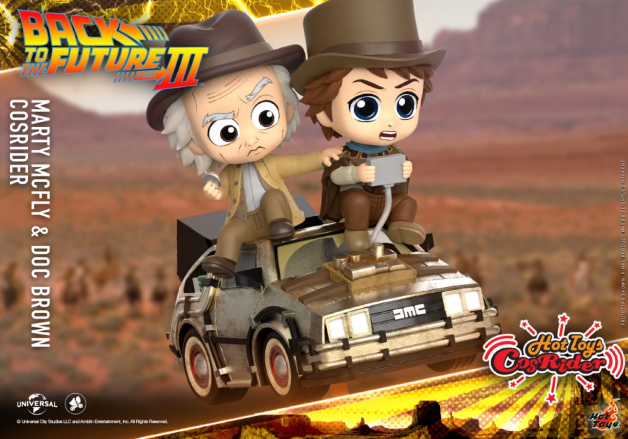 Back to the Future Part III - Marty McFly & Doc Brown Cosrider