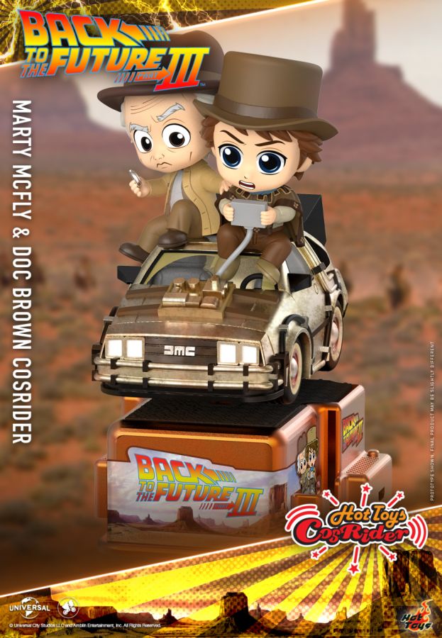 Back to the Future Part III - Marty McFly & Doc Brown Cosrider