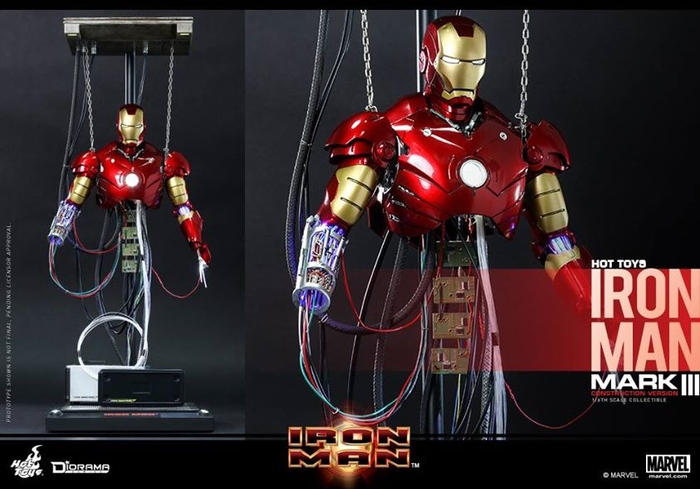 Iron Man (2008) - Mark III Construction Version 1:6 Scale