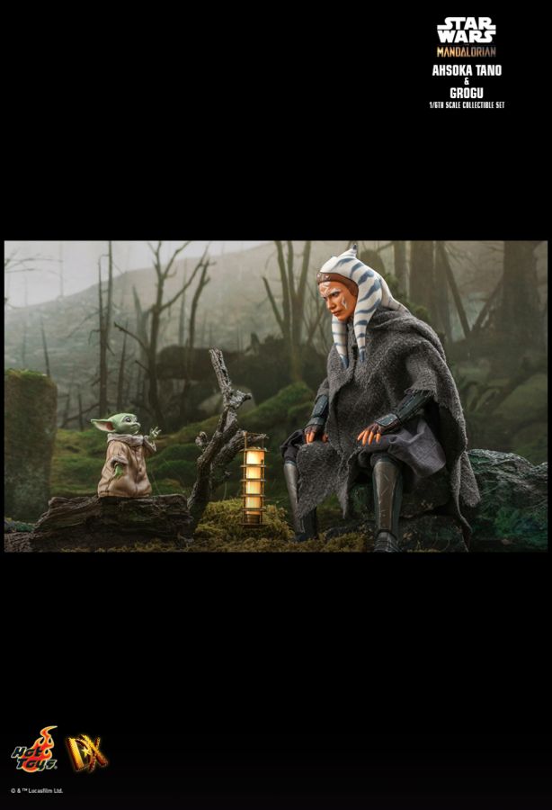 Star Wars: The Mandalorian - Ahsoka Tano and Grogu 1:6 Scale 12" Action Figure Set