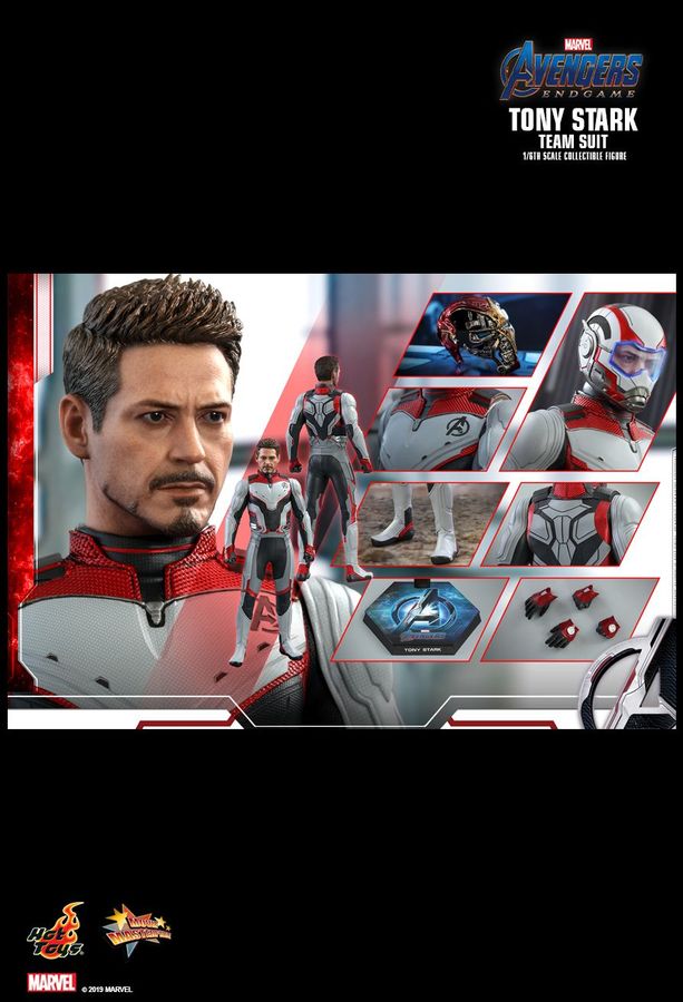 Avengers 4: Endgame - Tony Stark Team Suit 12" 1:6 Scale Action Figure - Ozzie Collectables