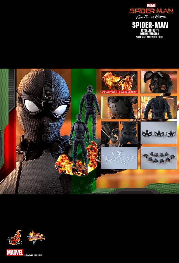 Spider-Man: Far From Home - Stealth Suit Deluxe 12" 1:6 Scale Action Figure - Ozzie Collectables