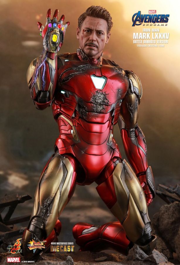 Avengers 4: Endgame - Iron Man Mark LXXXV Diecast 1:6 Scale 12" Action Figure - Ozzie Collectables