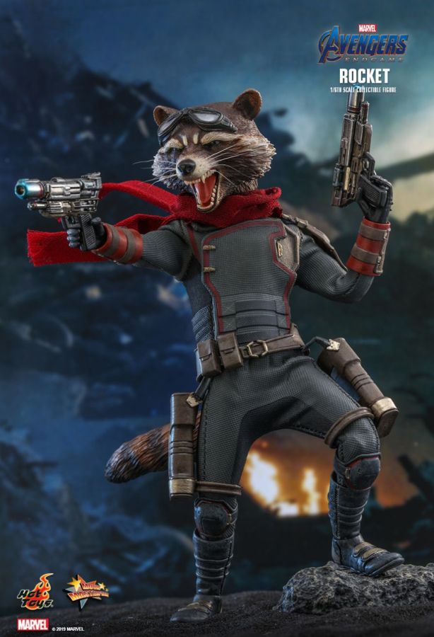 Avengers 4: Endgame - Rocket Raccoon 1:6 Scale Action Figure