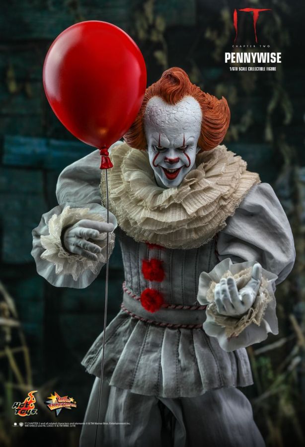 It: Chapter 2 - Pennywise with Balloon 1:6 Scale 12" Action Figure - Ozzie Collectables