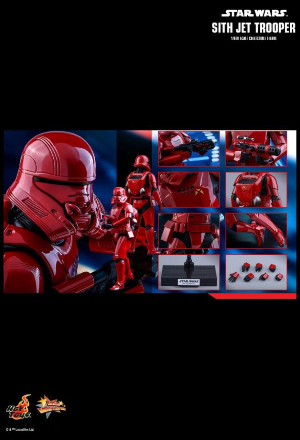 Star Wars - Sith Jet Trooper Episode IX Rise of Skywalker 1:6 Scale 12" Action Figure - Ozzie Collectables