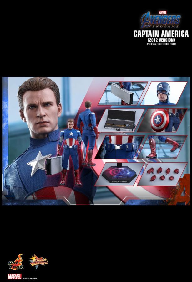 Avengers 4: Endgame - Captain America 2012 1:6 Scale 12" Action Figure