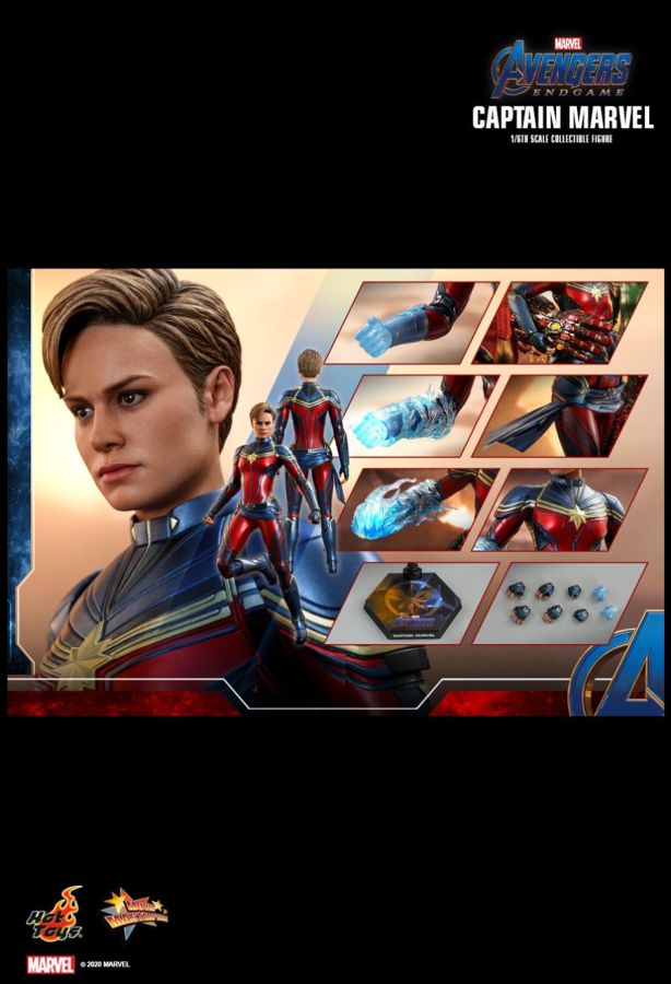 Avengers 4: Endgame - Captain Marvel 1:6 Scale 12" Action Figure - Ozzie Collectables