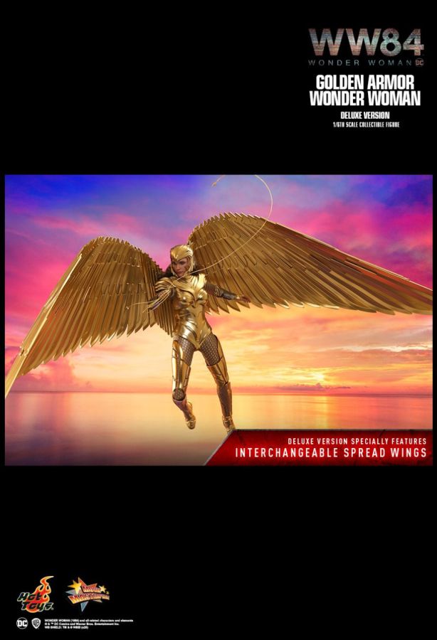 Wonder Woman: 1984 - Golden Armor Deluxe 1:6 Scale 12" Action Figure - Ozzie Collectables
