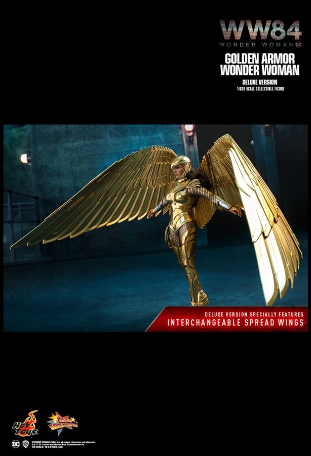 Wonder Woman: 1984 - Golden Armor Deluxe 1:6 Scale 12" Action Figure - Ozzie Collectables