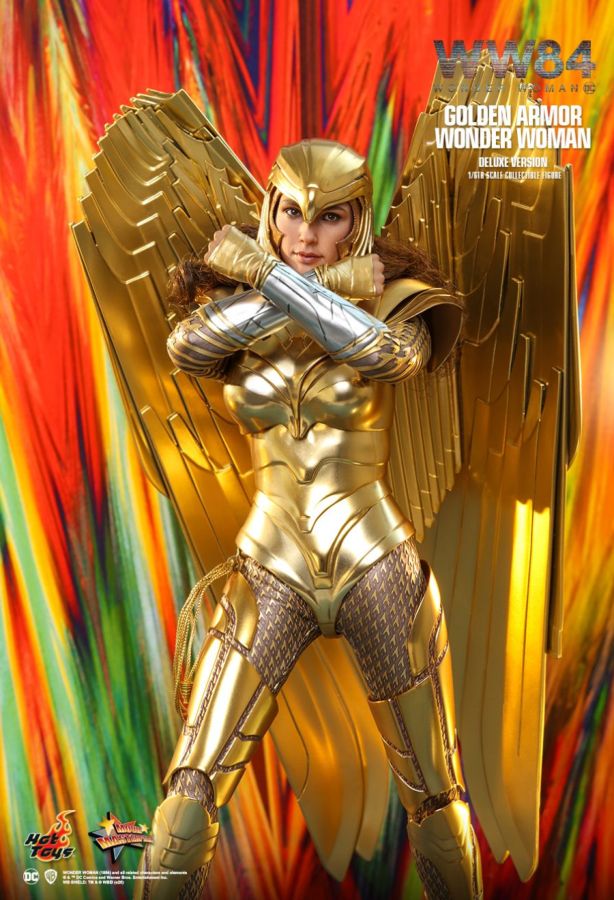 Wonder Woman: 1984 - Golden Armor Deluxe 1:6 Scale 12" Action Figure - Ozzie Collectables