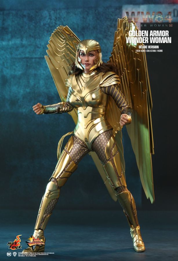 Wonder Woman: 1984 - Golden Armor Deluxe 1:6 Scale 12" Action Figure - Ozzie Collectables